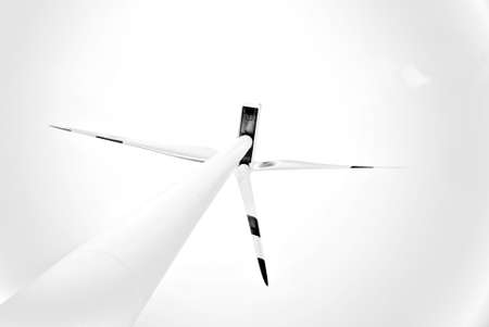 Wind energy turbine power stationの写真素材