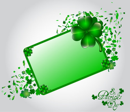 St Patricks day card with space for your text