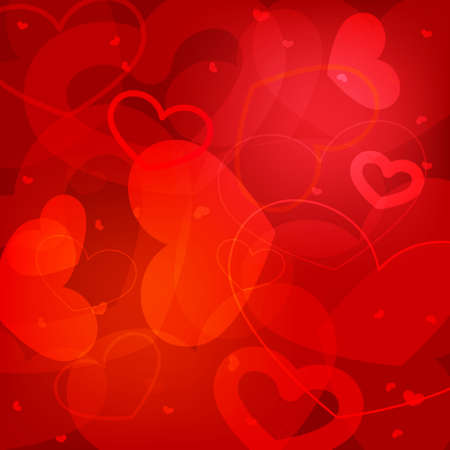 Valentines day background with heartsのイラスト素材