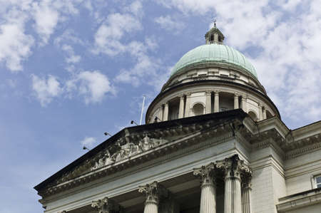 The old Supreme Court of Singapore. Located at City hallの写真素材