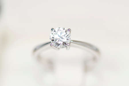 Close up of Diamond Ringの写真素材