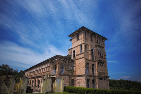 old castle landscapeの写真素材