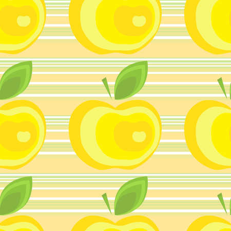 Seamless apple background vector pattern for advertising, design, web, tissue, packagingのイラスト素材