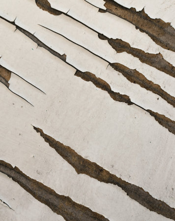 Grunge Background with Old Wooden Painted Wall. Cracks Shabby Textureの写真素材