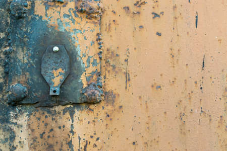 Dark Rusted Metal Texture. Old Grunge Backgroundの写真素材