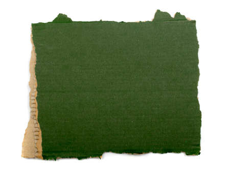 Green cardboard background. Recycled paper texture top viewの写真素材