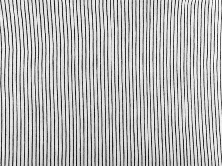 Striped Cotton Fabric Background. Black and White Textile Pattern. Soft and Comfortable Natural...