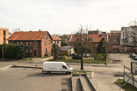 BRZEG, POLAND - March 17, 2019: Brzeg Historical City Center Near the Market Square. Editorial Image...