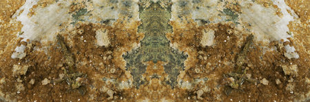 Raw Mineral Andradite Gemstone Texture Background, Andradite Surface with Glittering Crystals...
