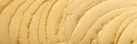 Hummus Smear Texture Background, Houmous Dip Pattern, Tahini Sauce Mockup, Middle Eastern Dip,...
