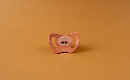Pacifier Isolated, Orthodontic Baby Dummy, Rubber Pastel Kid Soother, New Healthy Silicone...