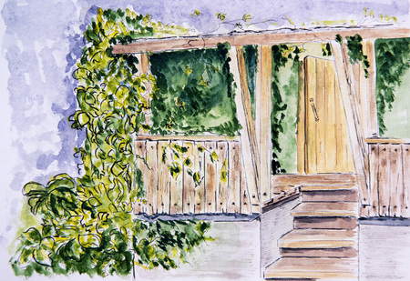 Plants on the houseのeditorial素材