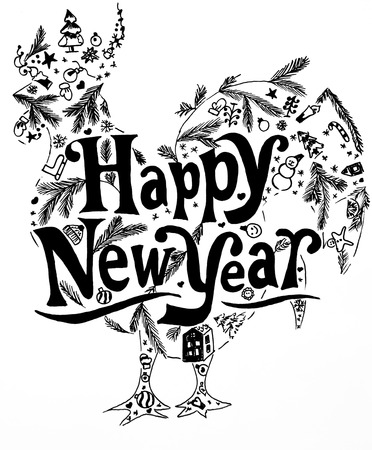 New year backgroundの写真素材