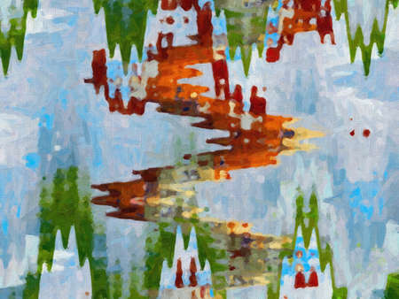 Abstract digital colored futuristic backgroundの写真素材