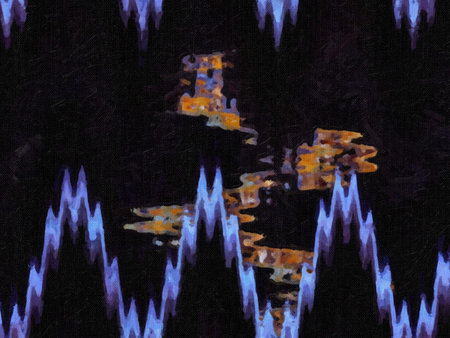 Abstract digital colored futuristic background