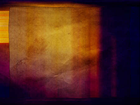 Vintage grungy old paper background with frameの写真素材