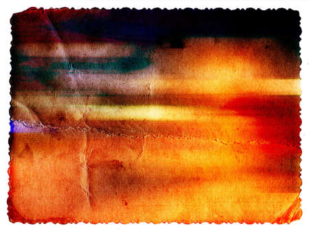 Colored card with pastel color texture isolated on whiteの写真素材