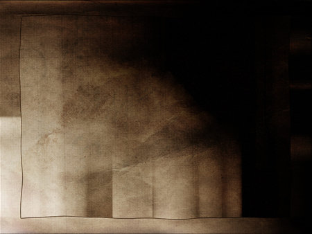 Vintage grungy old paper background with frame