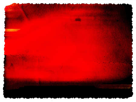 Pastel colored vintage textured card with carved edge isolated on whiteの写真素材