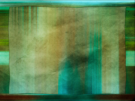 Vintage grungy old paper background with frameの写真素材