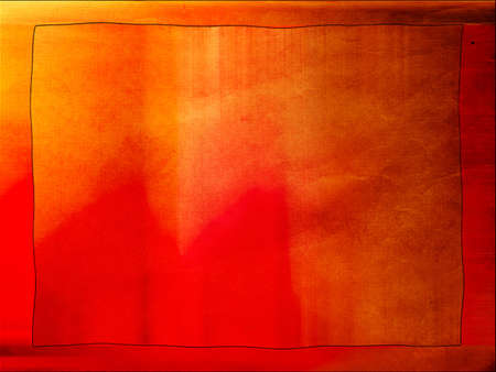 Vintage grungy old paper background with frameの写真素材