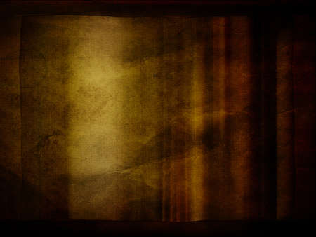 Vintage grungy old paper background with frameの写真素材