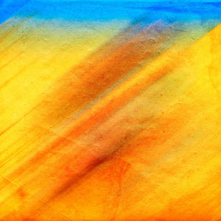 digital imitation of watercolor painting on textured paperの写真素材