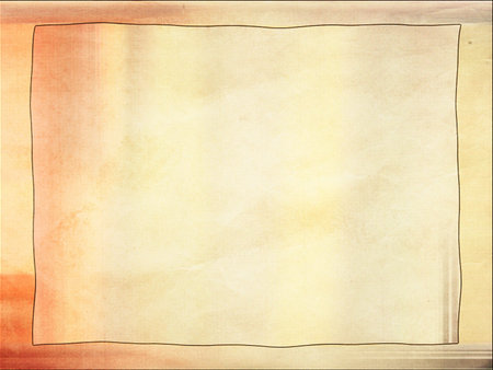 Vintage grungy old paper background with frame
