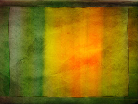 Vintage grungy old paper background with frameの写真素材