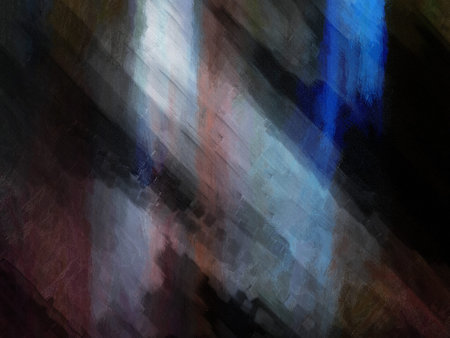 Colorful oil paint grungy square background on textured surface