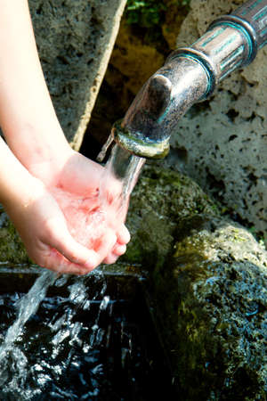 The fountainの写真素材