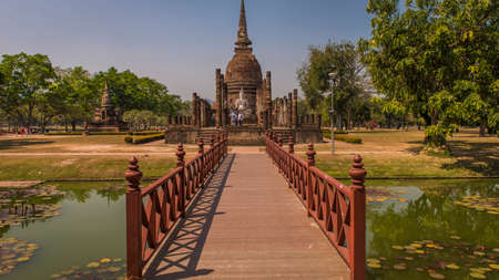 Sukhothai Historical Park, Thailandのeditorial素材