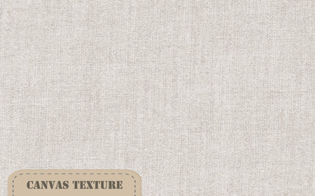 Realistic vector canvas texture Natural old Linen background Natural Flax fiber fabric wallpaperのイラスト素材
