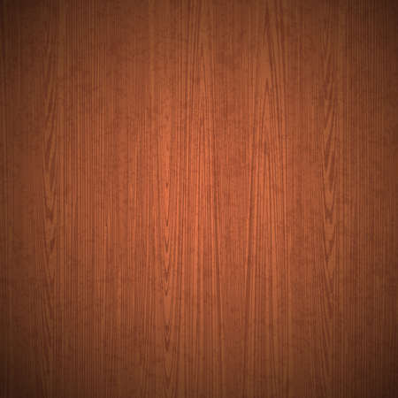Realistic vector wood table background. Top view isolated wooden floor. Brown wood texture with stripes. Mock-up with oak texture for advertisement. Vector illustration EPS10のイラスト素材