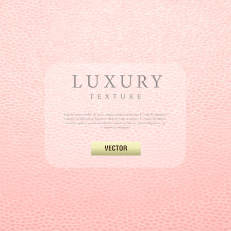Luxury square frame with rose gold texture. Paper or cardboard background for advertisement. Banner template for your design.のイラスト素材