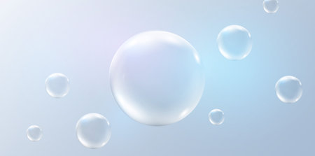 Abstract background with water drops. Liquid transparent drops for fresh, pure, health products. aqua vector backgroundのイラスト素材