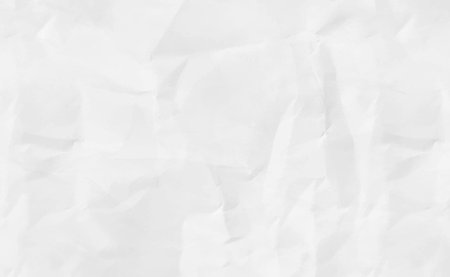 Crumpled paper texture vector background. White wrinkled sheet EPS10のイラスト素材