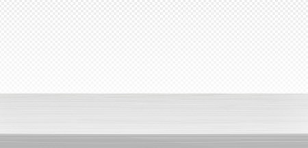 Wooden table top vector illustration. Work table made of white painted wood, realistic plank texture. Empty desk topのイラスト素材