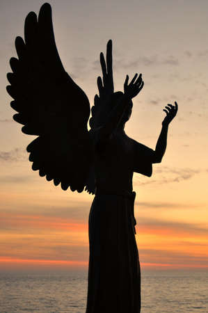 Angel in Puerto Vallartaの写真素材