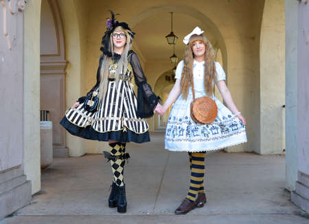 San Diego, USA, 2014, Lolita Girlsのeditorial素材