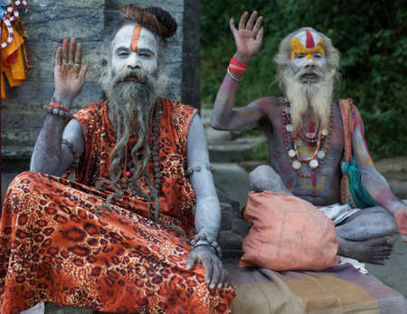 Kathmandu, Nepal, 2013, Sadhusのeditorial素材