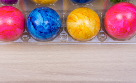 Colorful easter eggs