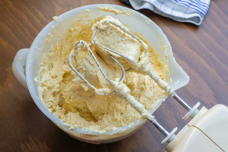 Preparing a cake