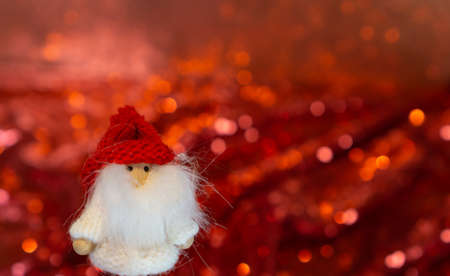 Funny Santa Claus toyの写真素材