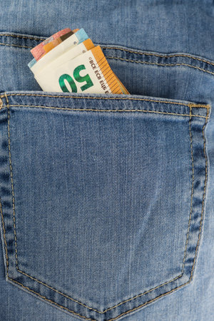 Money in pocket