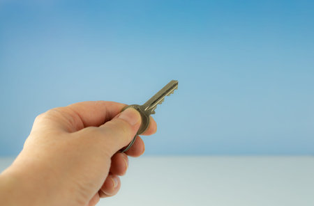 Key holding in hand