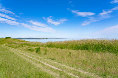 View of the Baltic Sea at Sehlendorf, Germanyの写真素材