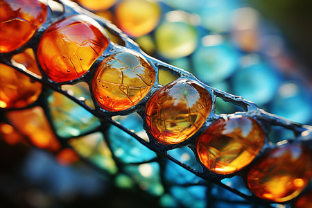Close-up of Twisting DNA Helices. Abstract Repetitive Background for Genetic Science and Researchの素材