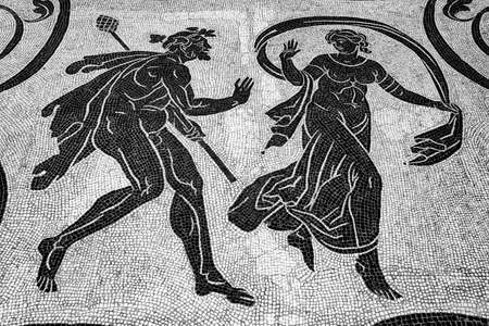 Rome, Italy; July 20th 2018: Mosaic in Vatican Museumのeditorial素材