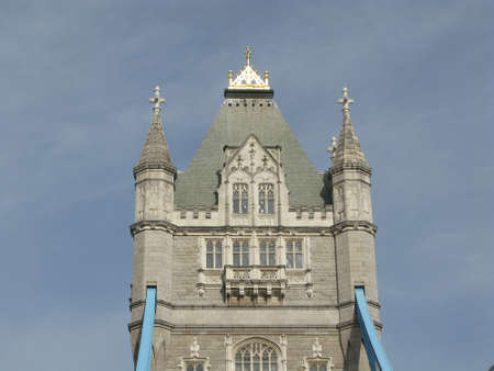 Viev of Tower Bridge in London, United Kingdomのeditorial素材